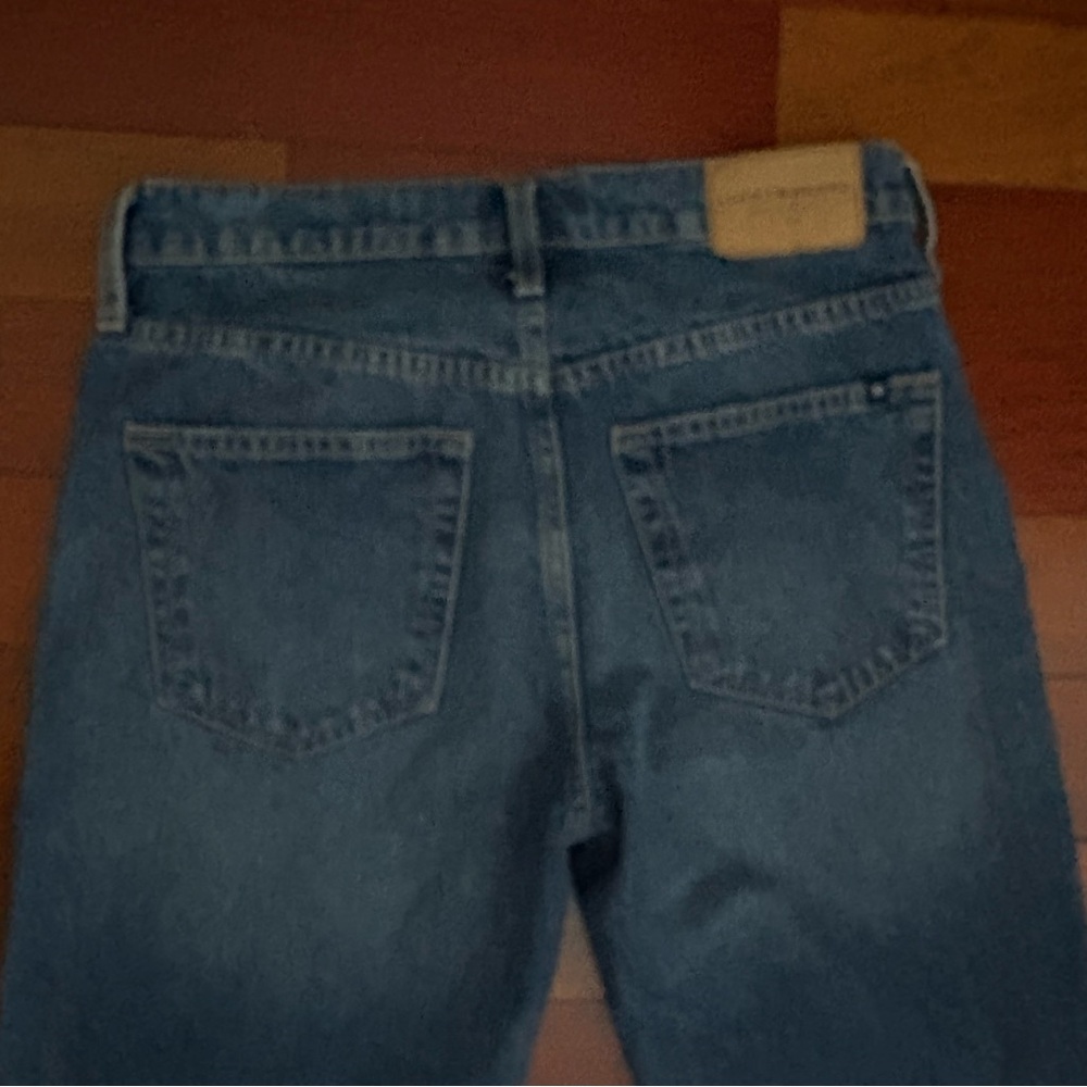 Lucky Brand Womens Boy Mid Rise Relaxed Jeans Size 2/ 26 Dark Wash - Picture 8 of 11